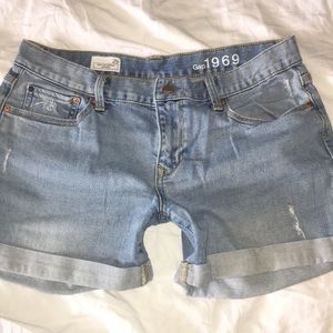 GAP SEXY BOYFRIEND JEAN SHORTS 29 8
